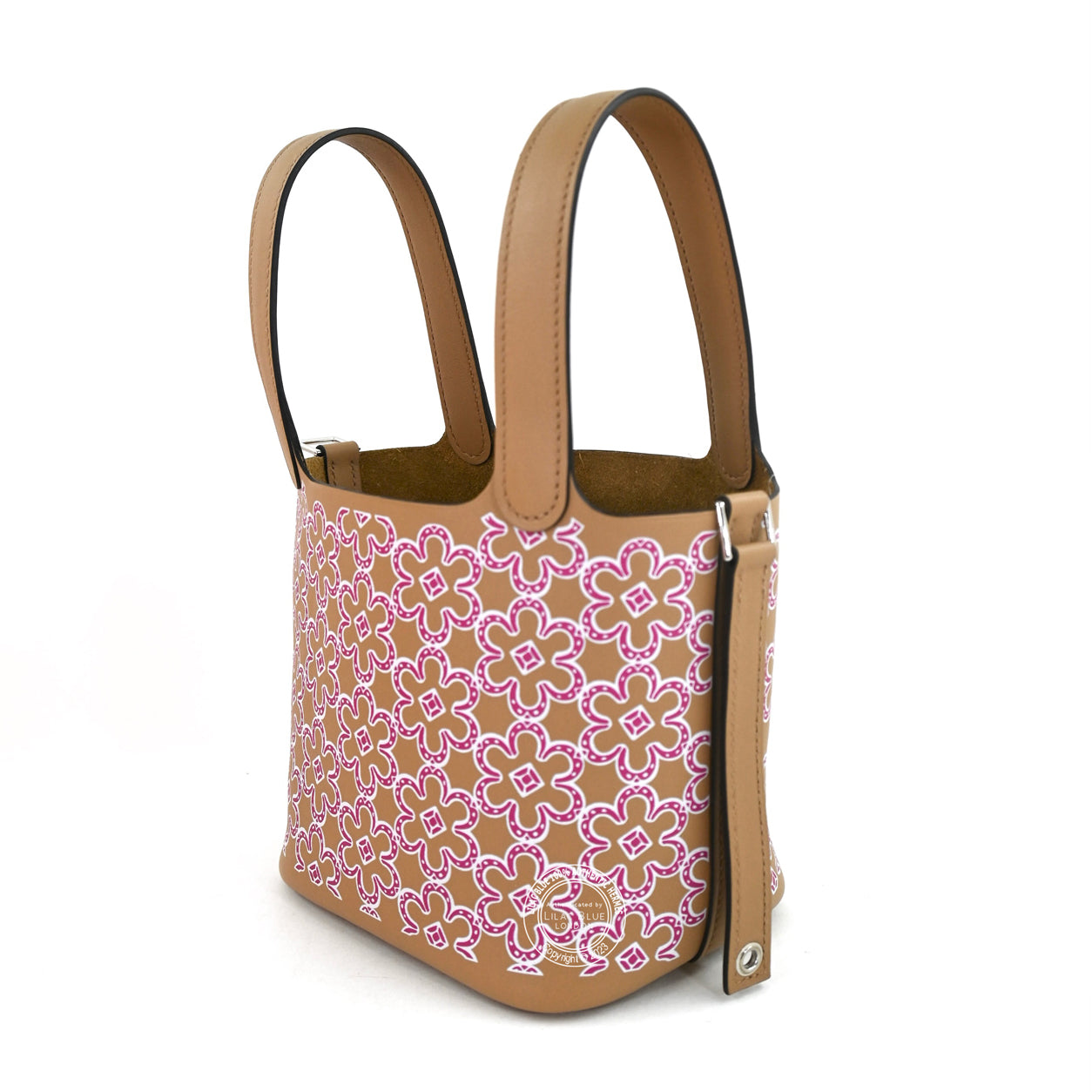 Hermes Picotin 14cm Chai Micro Lucky Daisy Swift PHW
