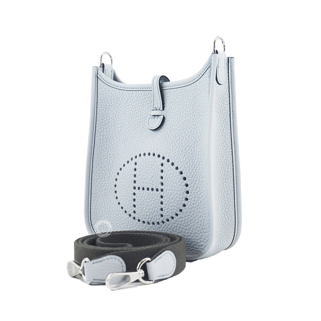 Hermès Evelyne 16cm Bleu Pale Clemence PHW
