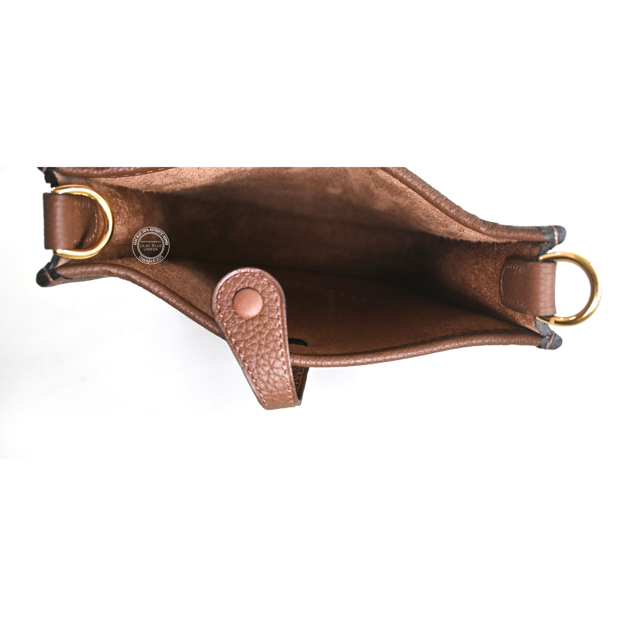 Hermes Evelyne 16cm Cacao Mini Clemence GHW
