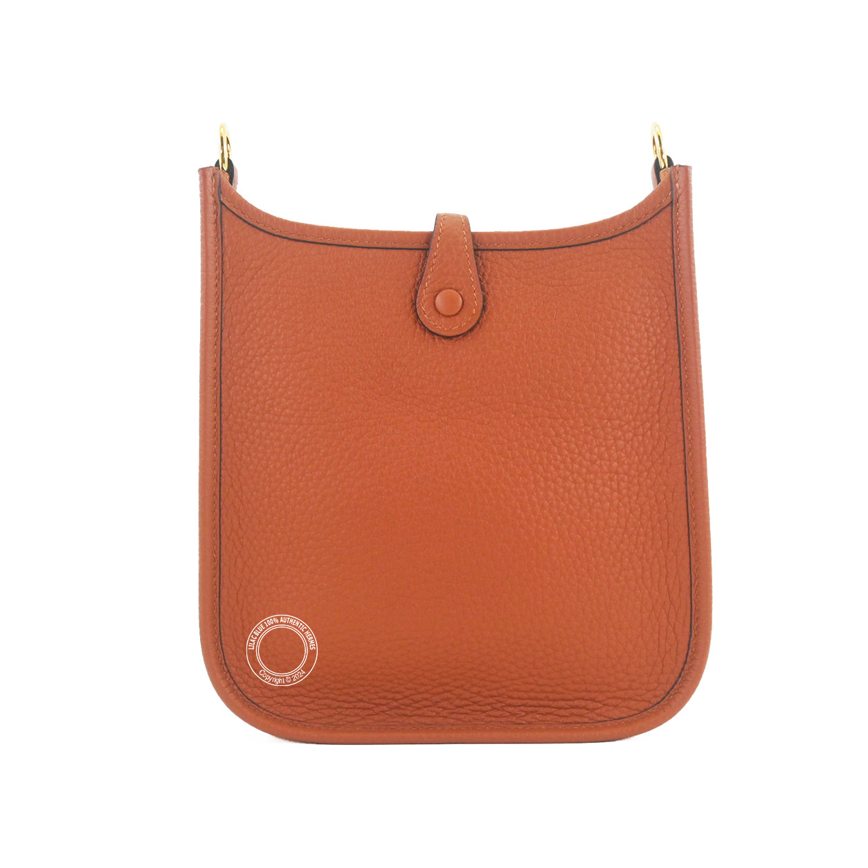 Hermes Evelyne 16cm Cuivre Clemence GHW