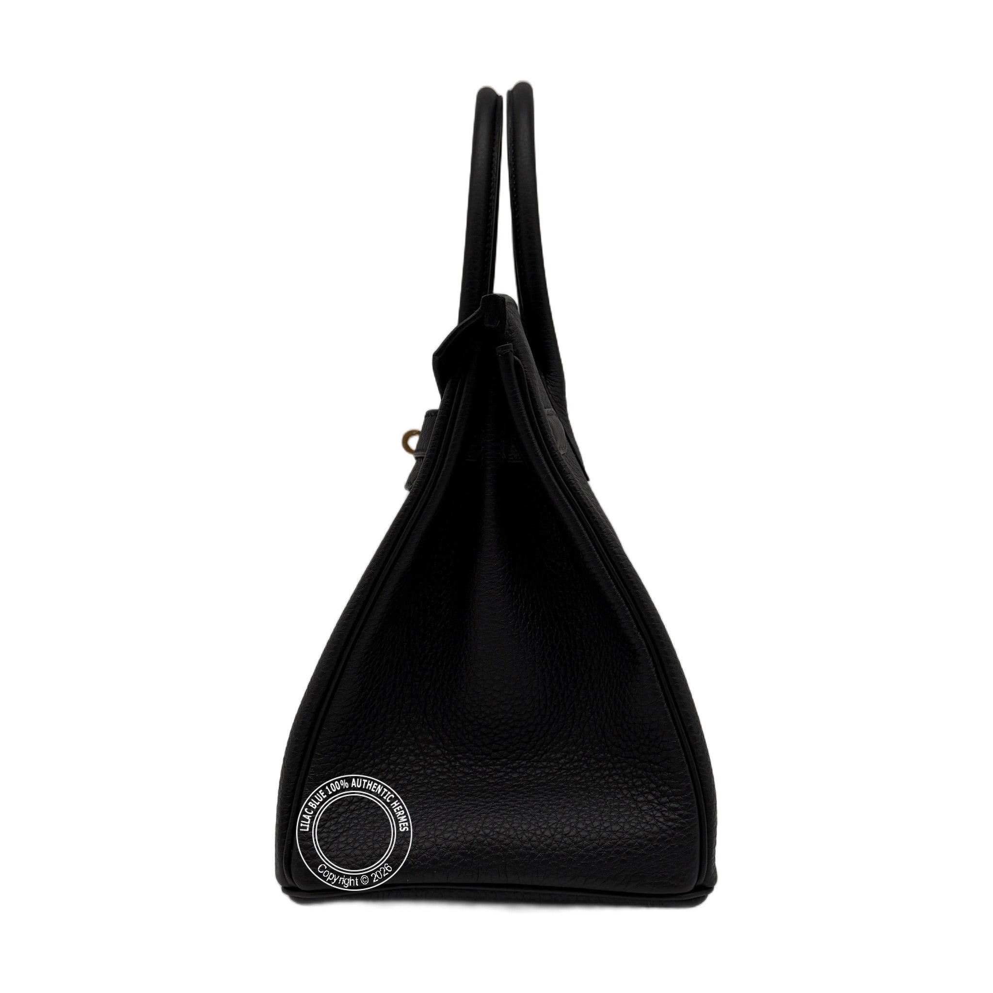 Hermès Birkin 30cm Black Togo Gold Hardware — view 4