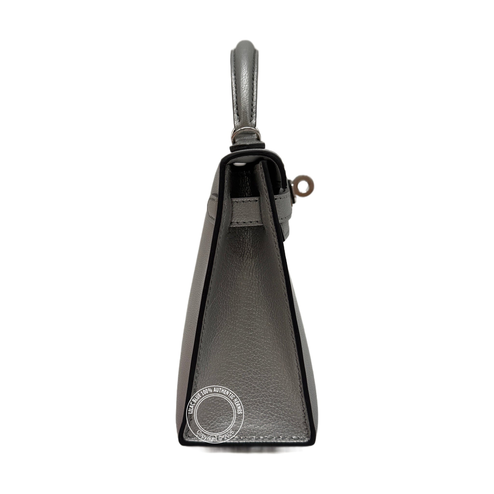 Hermès Mini Kelly Argentee Palladium Hardware — view 5