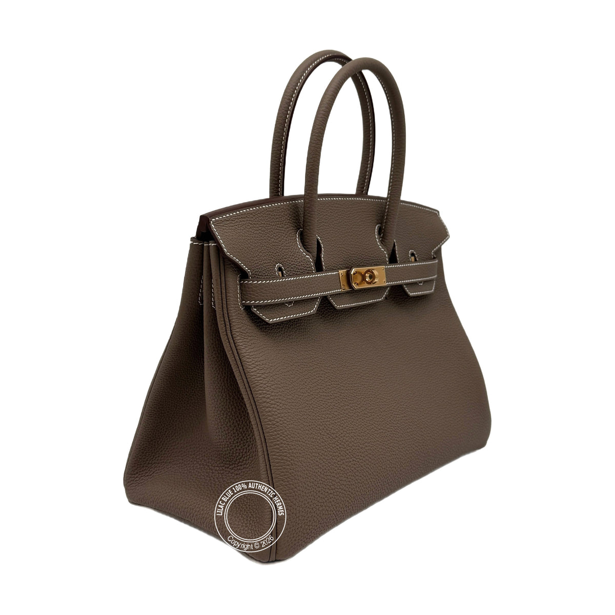 Hermès Birkin 30 Etoupe Togo Gold Hardware — view 4