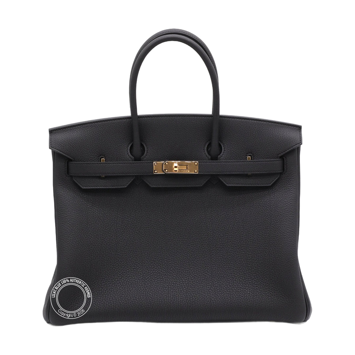 Hermès Birkin 35 Black Togo Gold Hardware