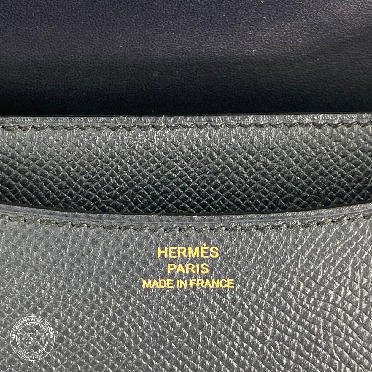 Hermes Constance 18cm Bleu Indigo Epsom GHW - Preloved