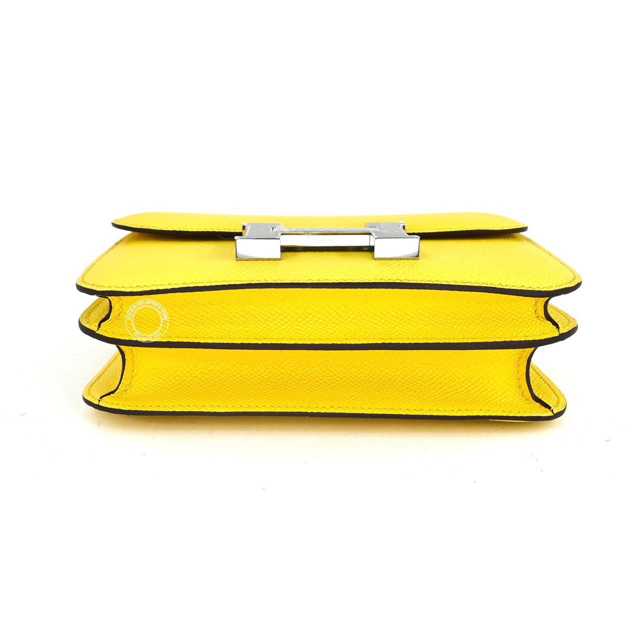 Hermès Constance 18cm Jaune Citron Epsom PHW