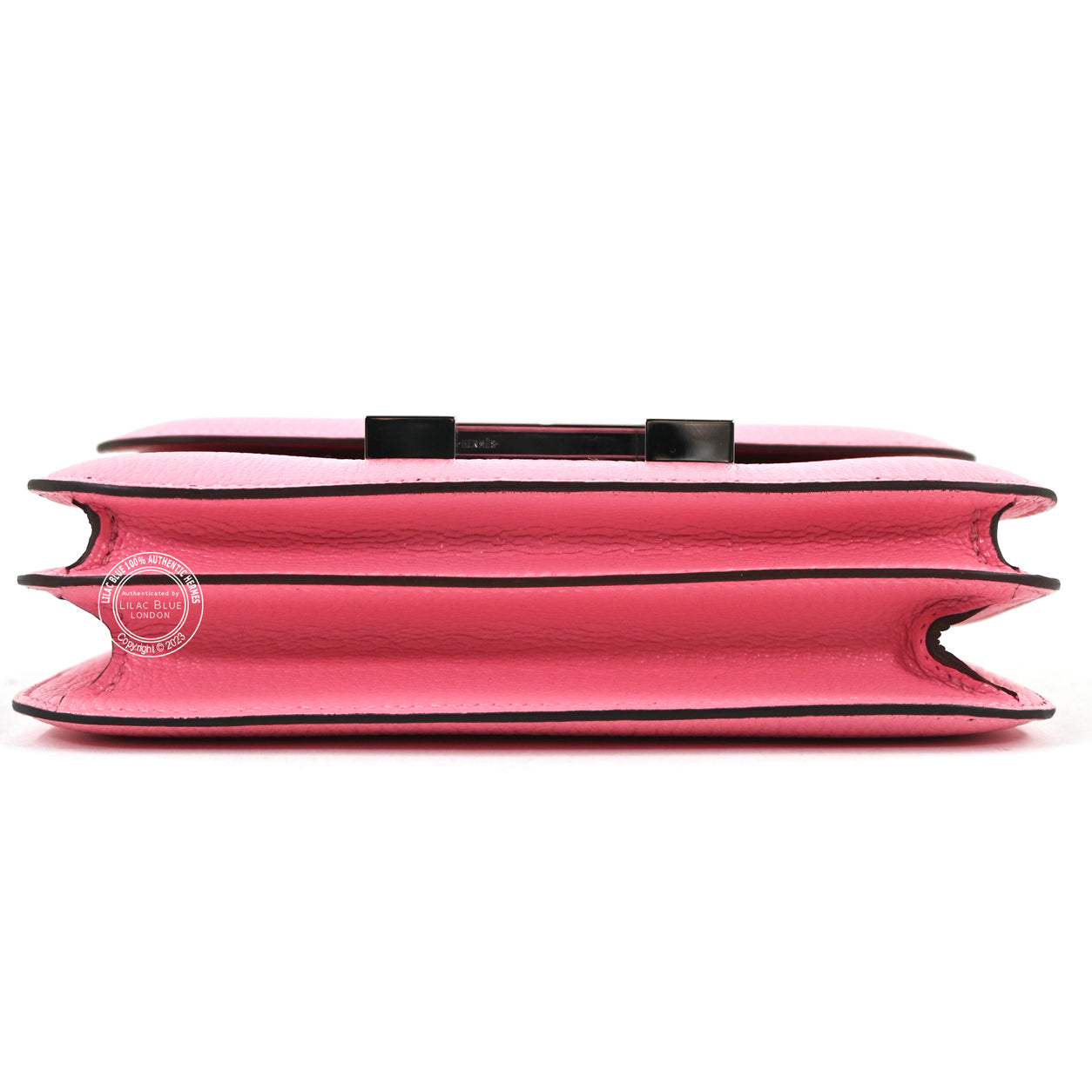 Hermes Constance 18cm Verso Rose Confetti/Sanguine Chevre PHW
