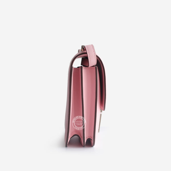 Hermès Constance 18cm Rose Sakura Swift PHW
