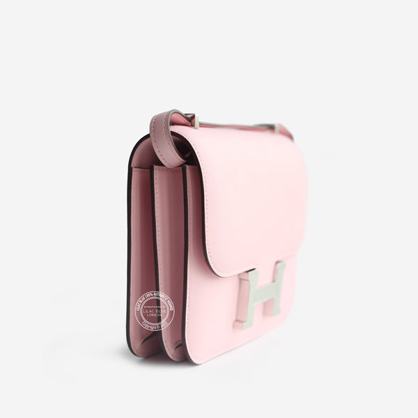 Hermès Constance 18cm Rose Sakura Swift PHW