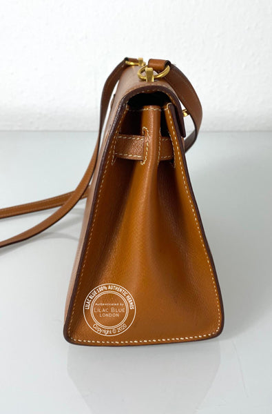 Hermès Kelly 20cm Gold Courcheval GHW - Vintage