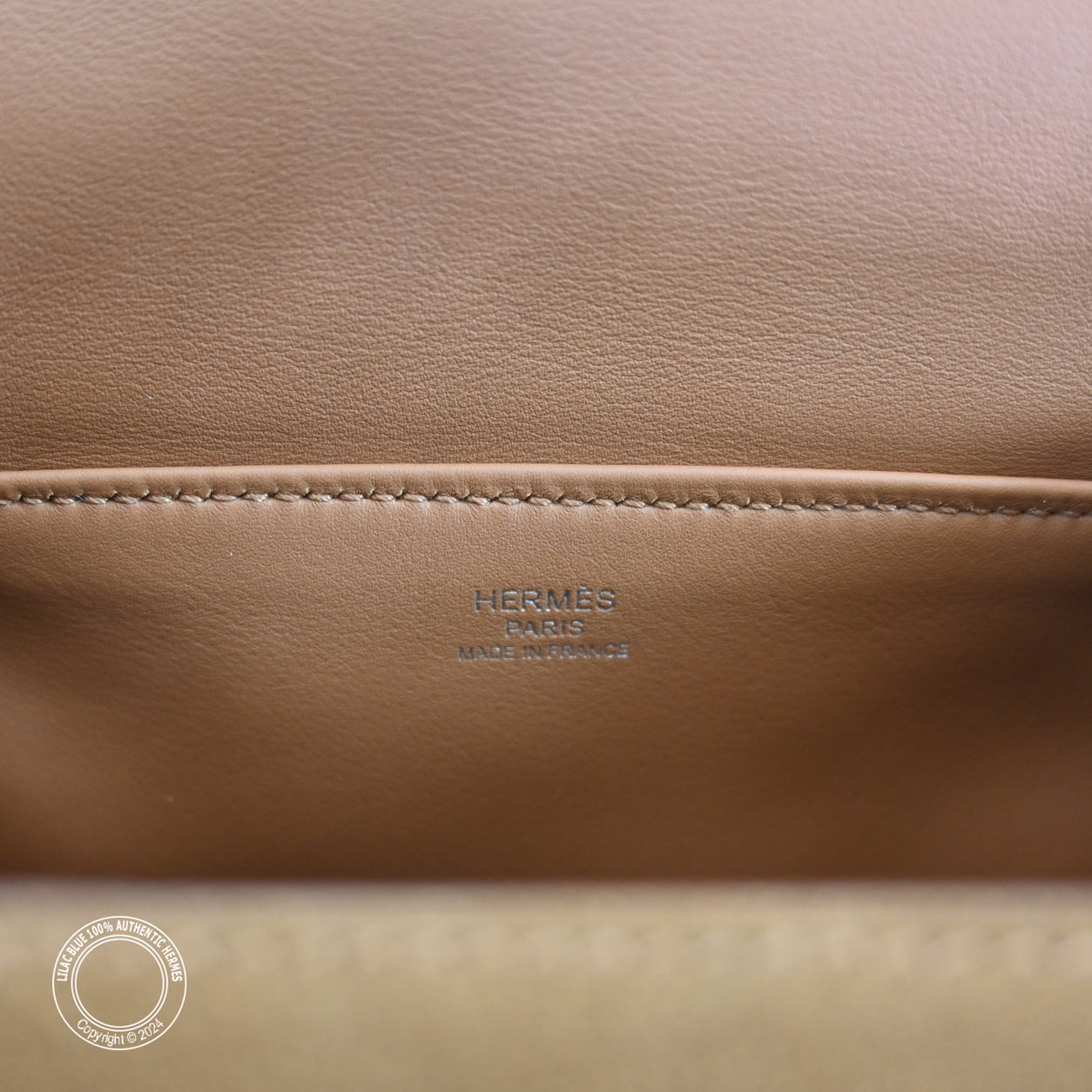 Hermès Lindy 20cm Gold Grizzly/Swift PHW