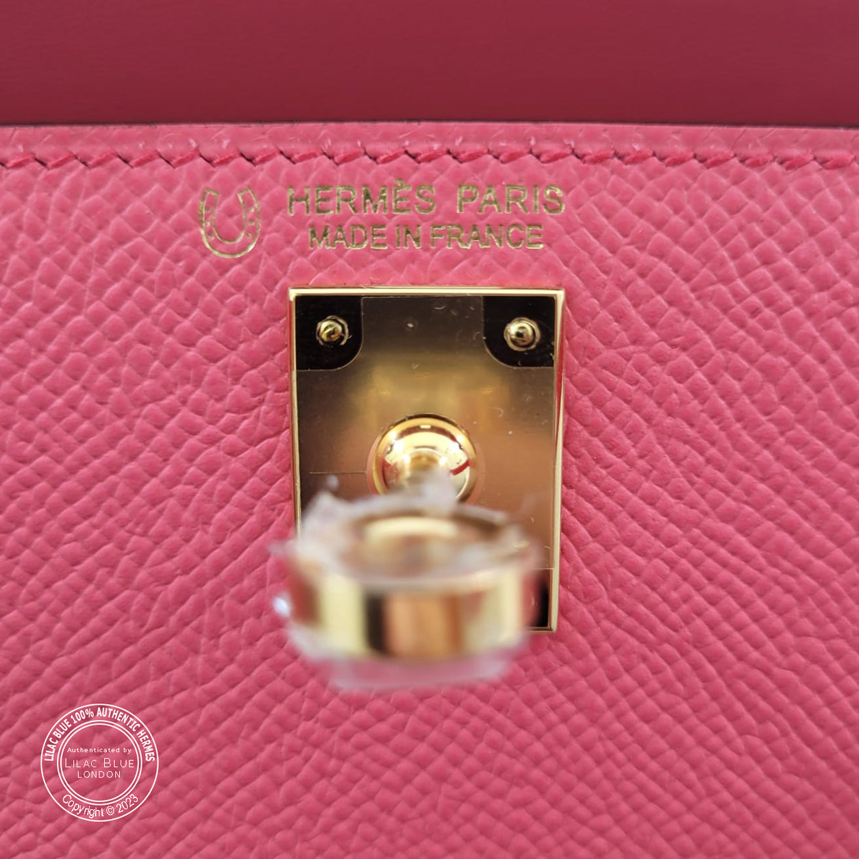 Hermès Kelly 20cm Rose Azalee/Rose Mexico HSS Epsom GHW