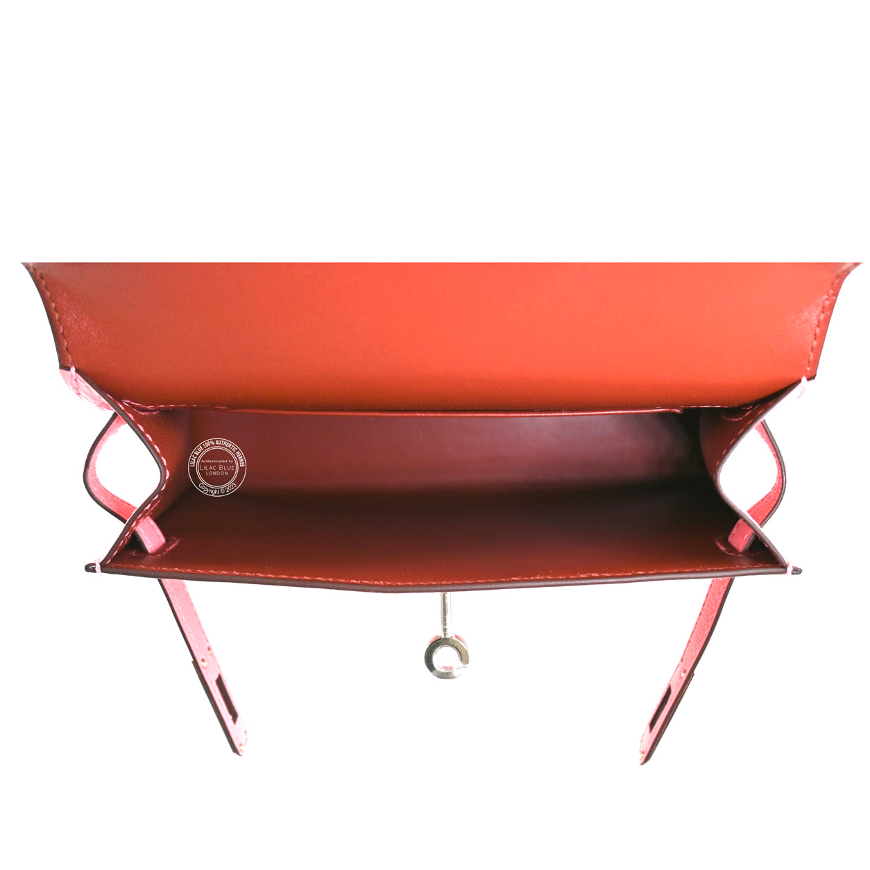 Hermès Kelly 20cm Rose d'Ete Chevre PHW