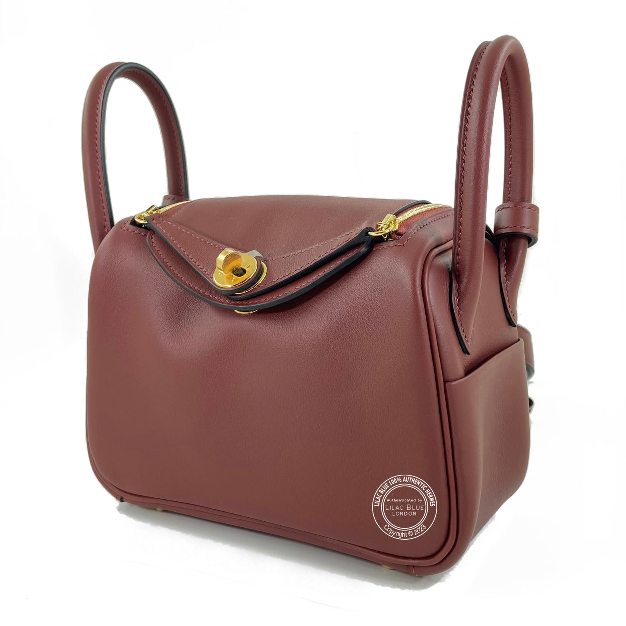 Hermès Lindy 20cm Rouge H Swift GHW