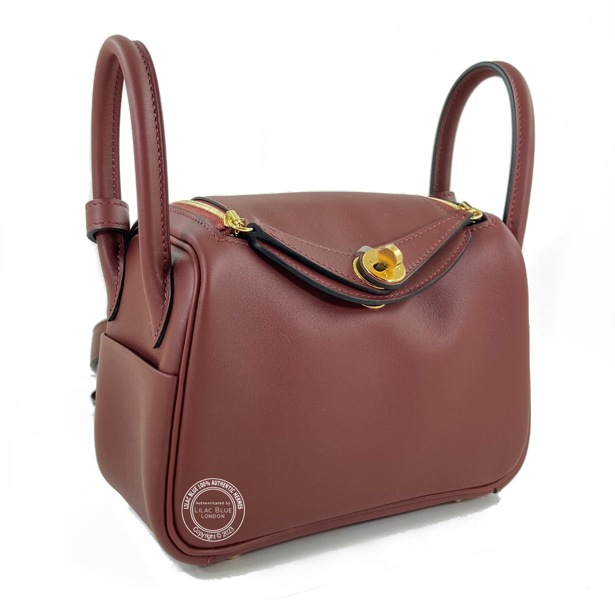 Hermès Lindy 20cm Rouge H Swift GHW