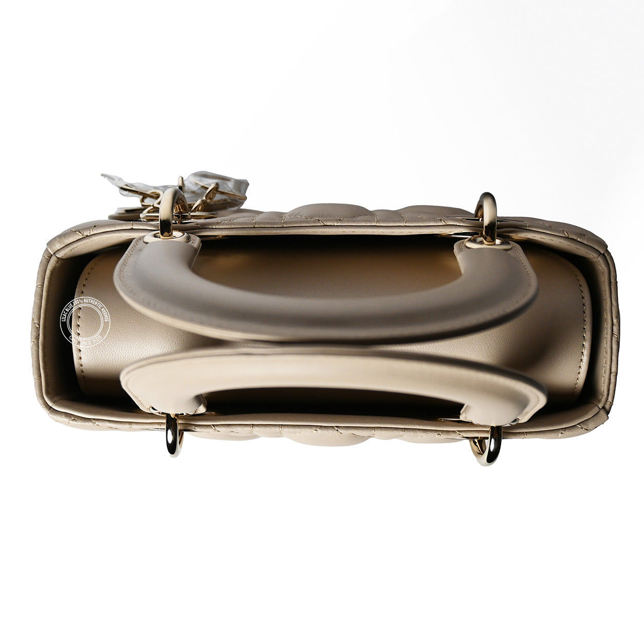 Lady Dior My ABCDior Bag Small Beige Cannage Lambskin GHW