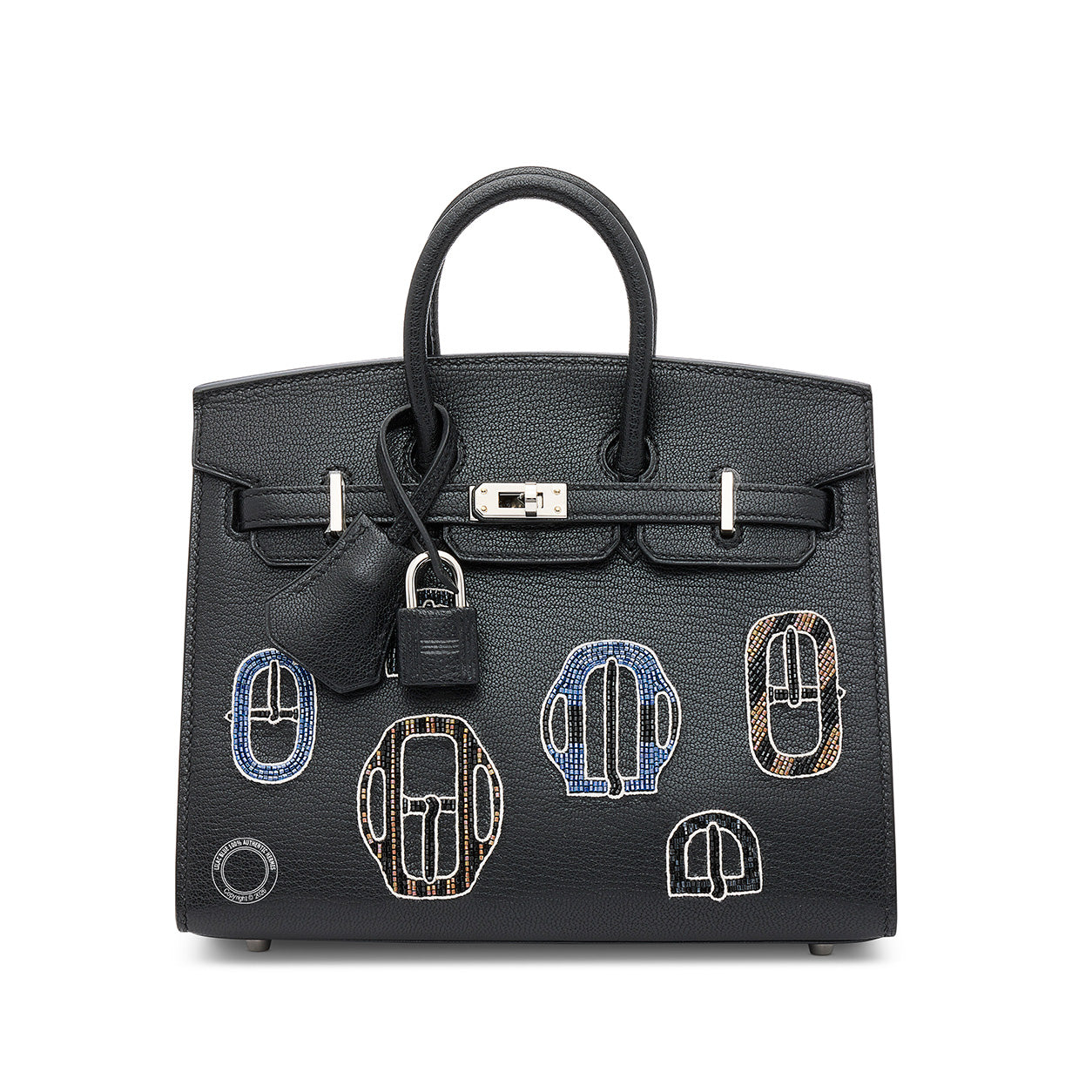 Hermès Birkin 20cm Black Bouclerie Moderne Chevre PHW
