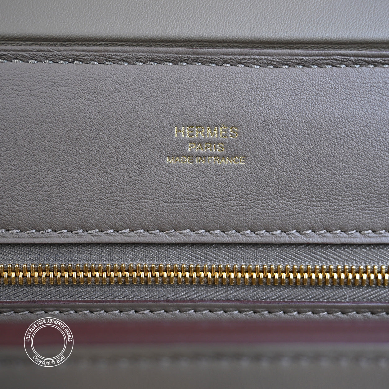 Hermès 24 24 21cm Etoupe Evercolor/Swift GHW