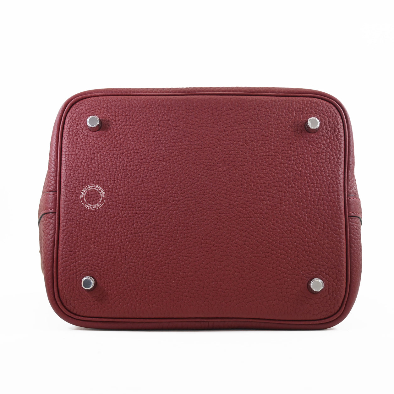 Hermès Picotin 22cm Rouge H Clemence PHW