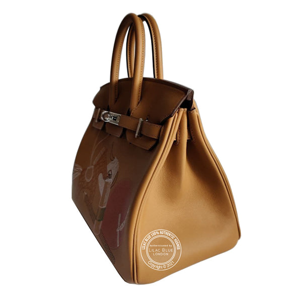 Hermès Birkin 25cm Biscuit In & Out Limited Edition Swift PHW