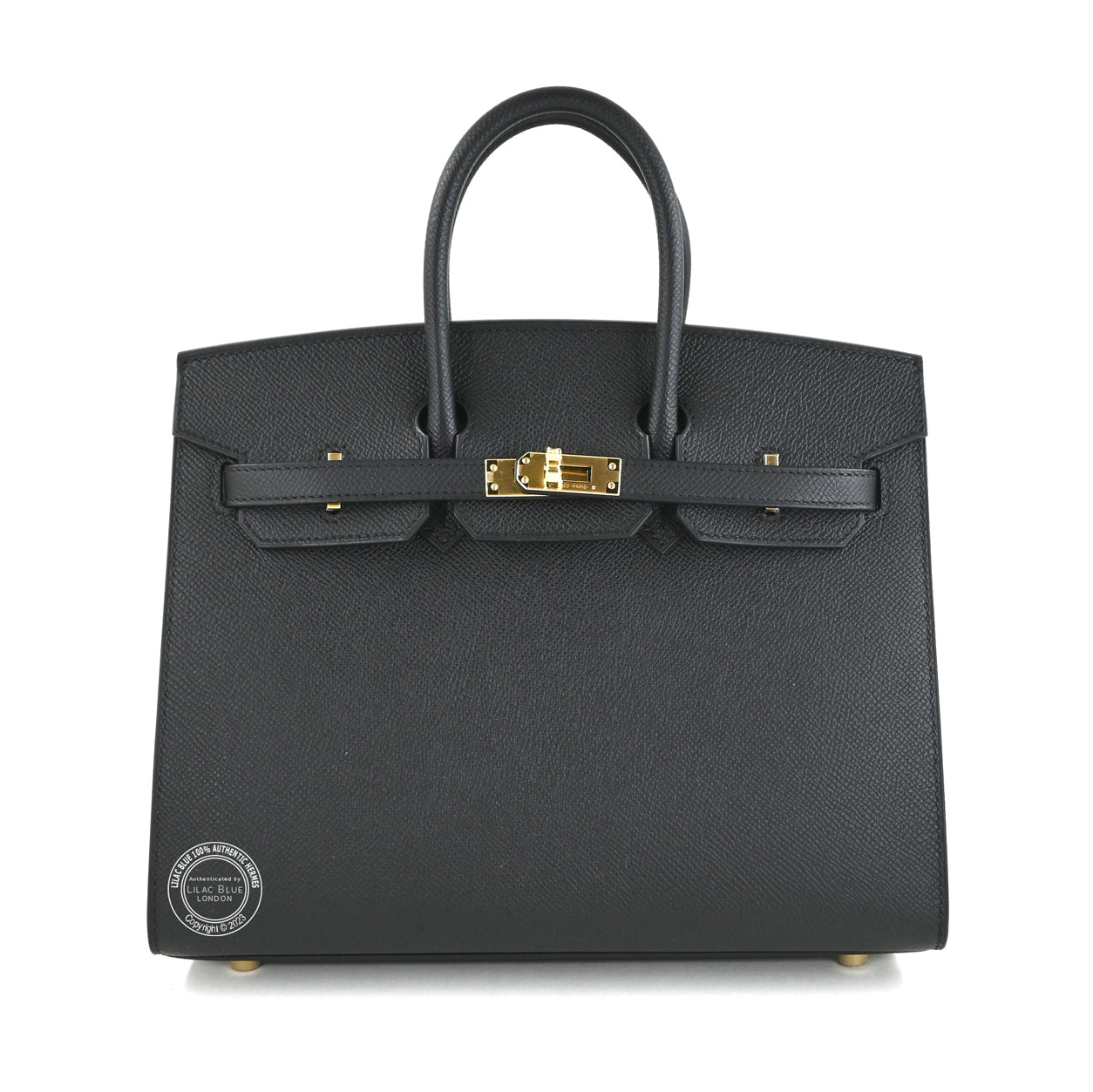 Hermès Birkin 25cm Black Sellier Epsom GHW
