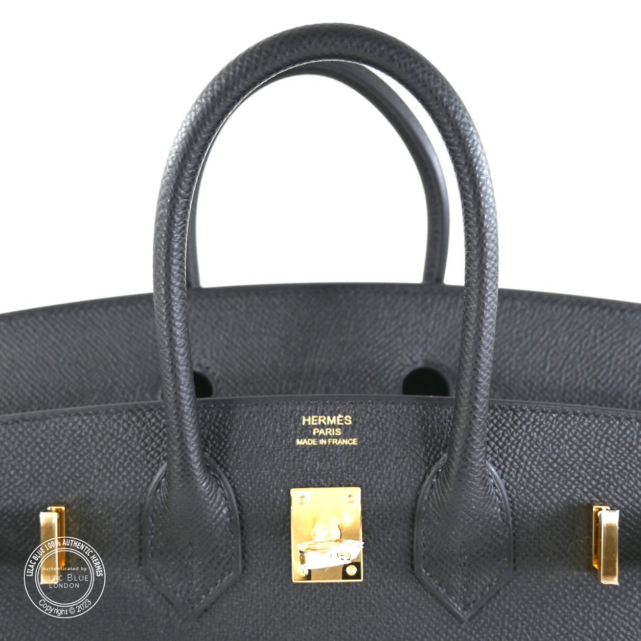 Hermès Birkin 25cm Black Sellier Epsom GHW