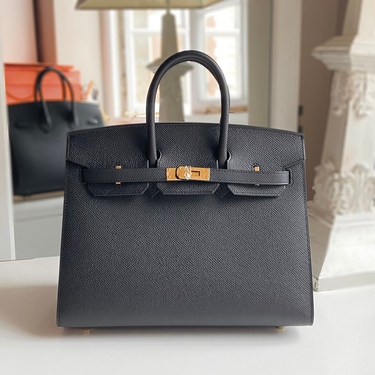 Hermès Birkin 25cm Black Sellier Epsom GHW