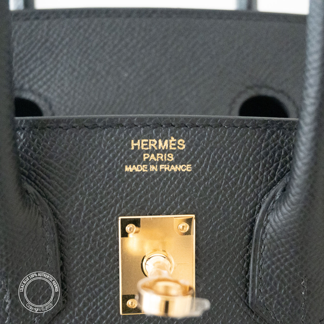 Hermès Birkin 25cm Black Sellier Epsom GHW