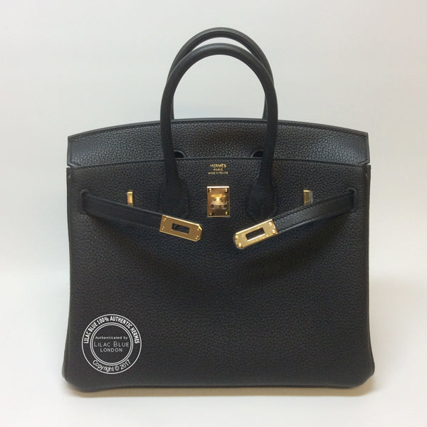 Hermès Birkin 25cm Black Togo GHW