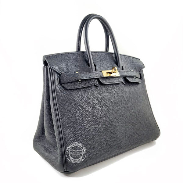Hermès Birkin 25cm Black Togo GHW - Preloved