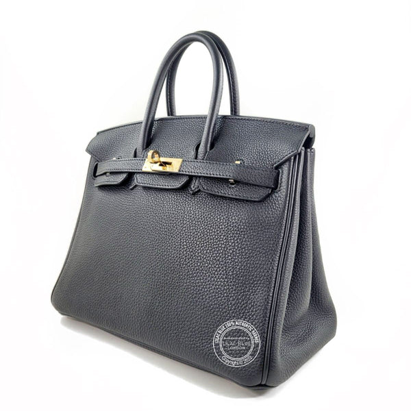 Hermès Birkin 25cm Black Togo GHW - Preloved