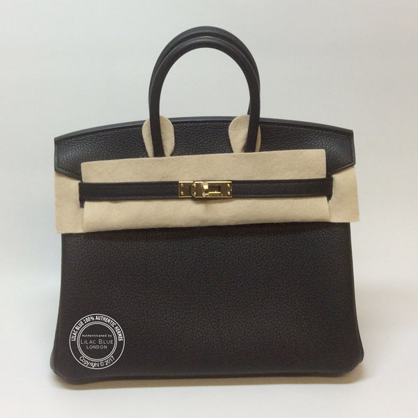 Hermès Birkin 25cm Black Togo GHW