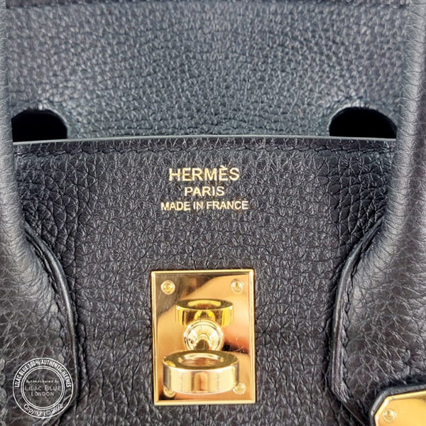 Hermès Birkin 25cm Black Togo GHW - Preloved