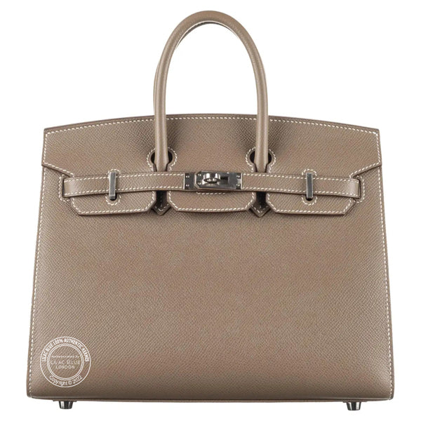 Hermès Birkin 25cm Etoupe Sellier Epsom PHW