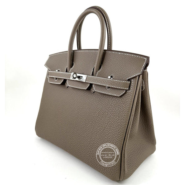 Hermès Birkin 25cm Etoupe Togo PHW