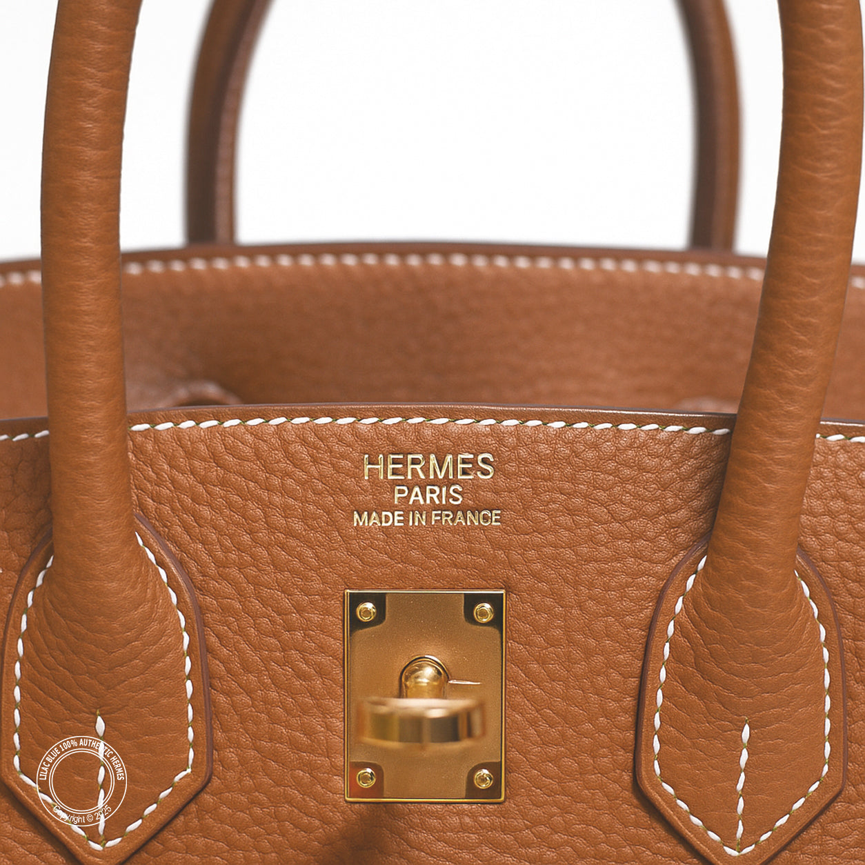 Hermes Birkin 25cm Fauve Barenia GHW