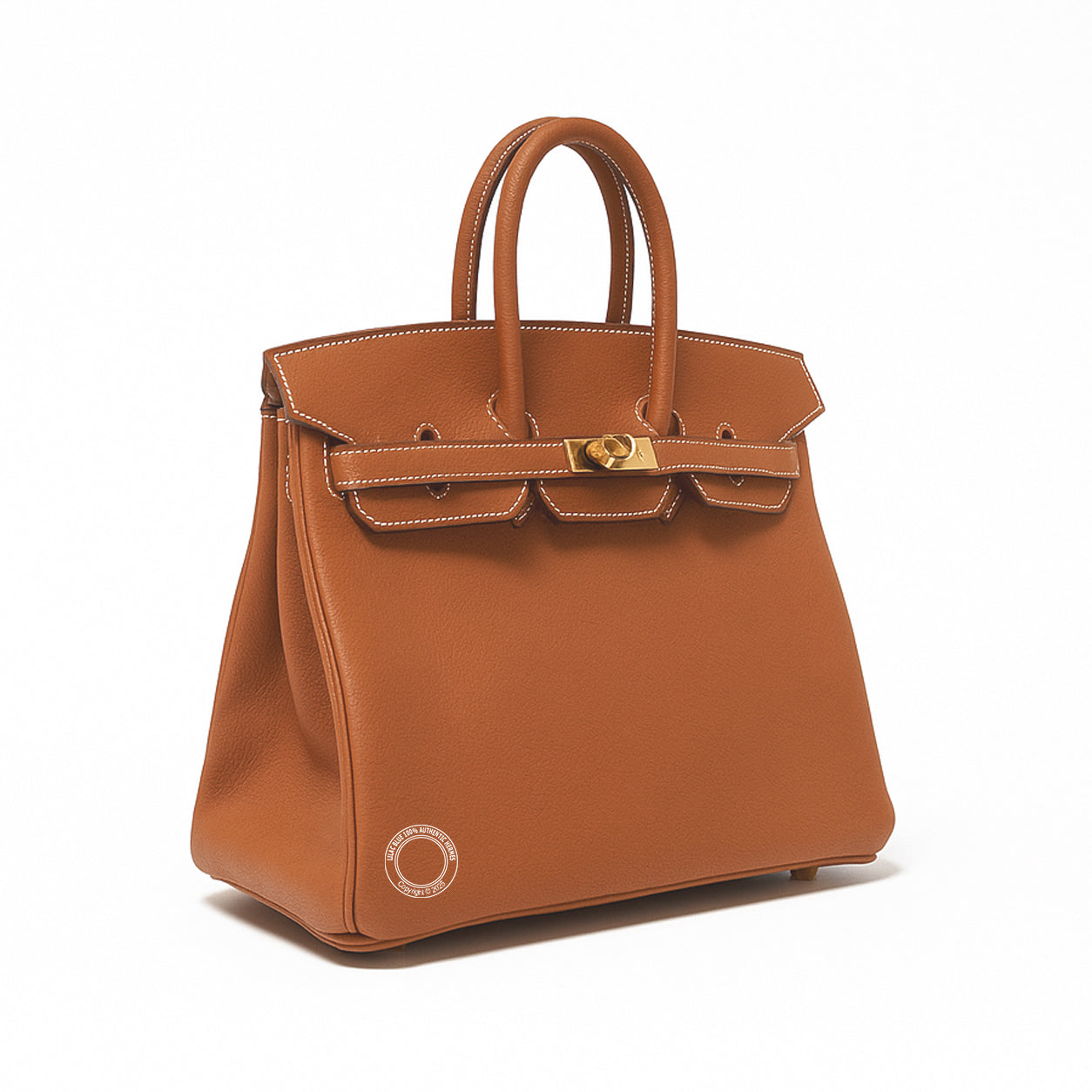 Hermes Birkin 25cm Fauve Barenia GHW