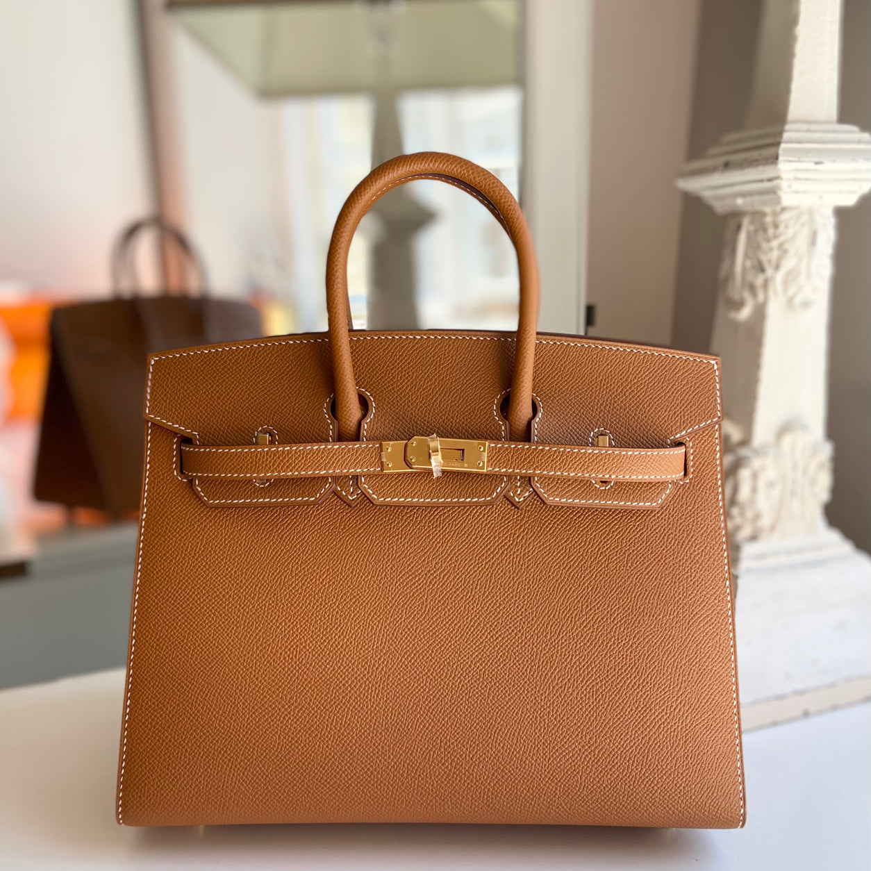 Hermès Birkin 25cm Gold Sellier Epsom GHW