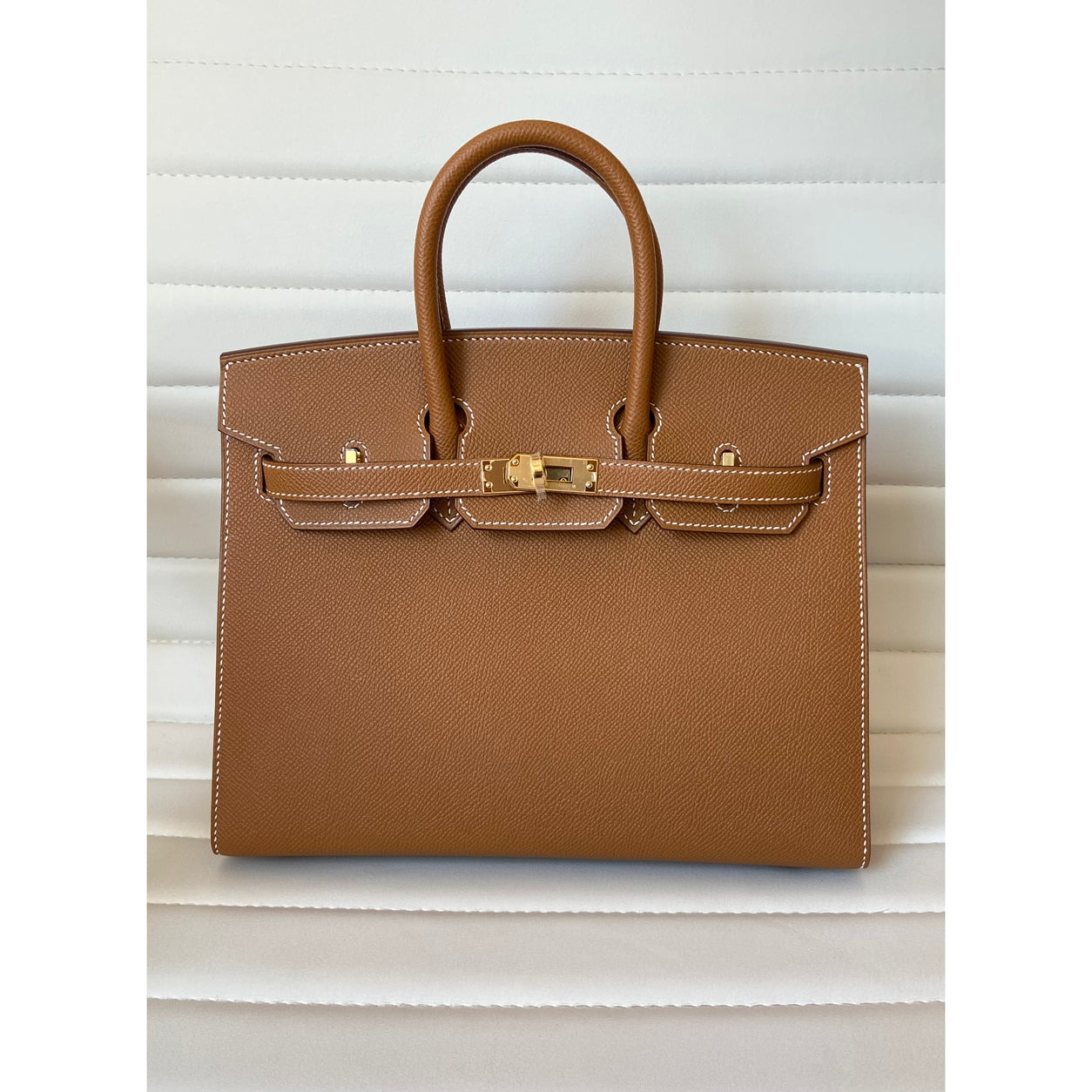 Hermès Birkin 25cm Gold Sellier Epsom GHW