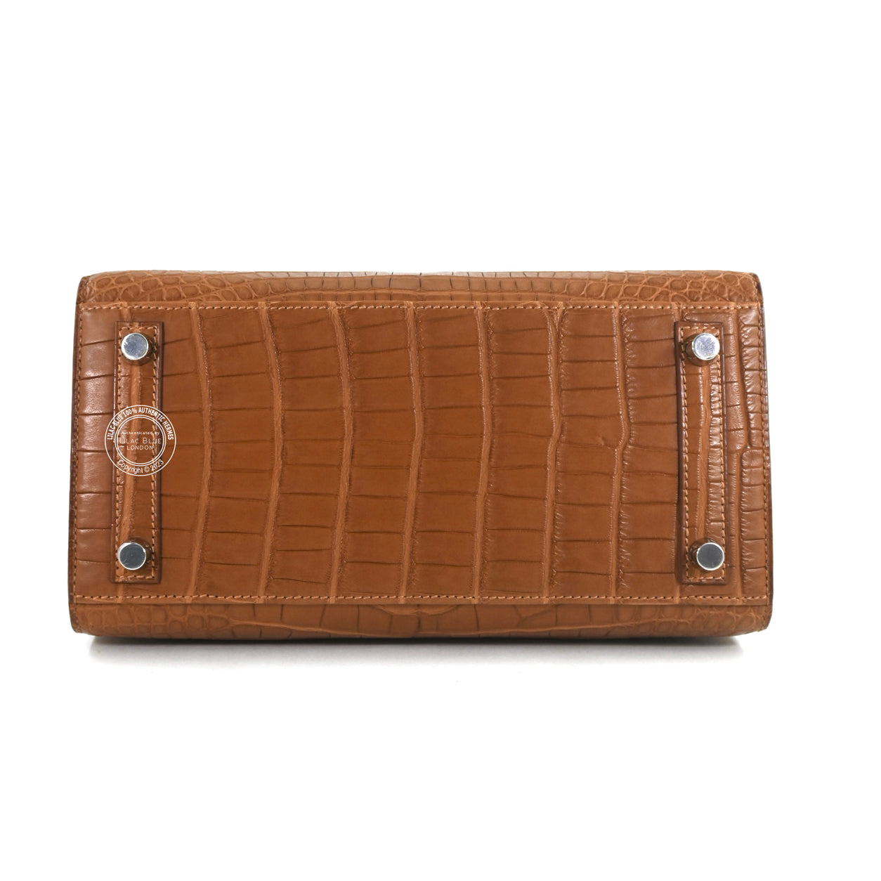 Hermès Birkin 25cm Gold Sellier Matte Alligator PHW
