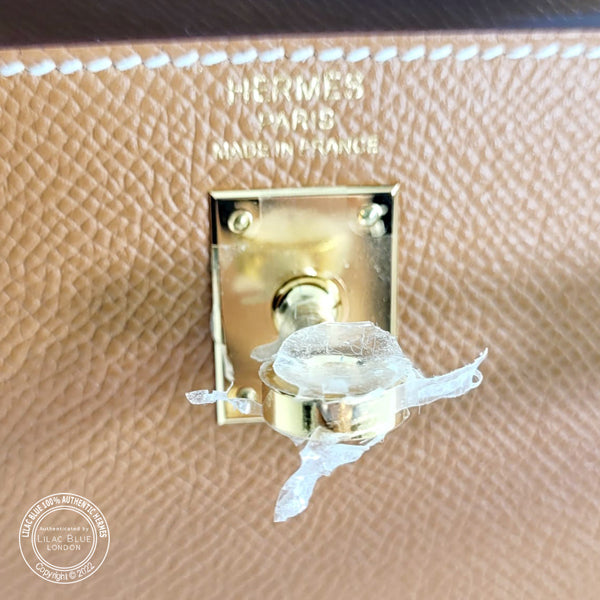 Hermès Kelly 25cm Gold Epsom GHW