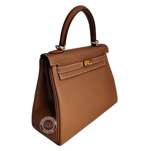 Hermès Kelly 25cm Gold Togo GHW