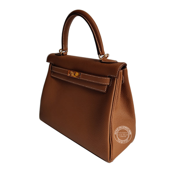Hermès Kelly 25cm Gold Togo GHW