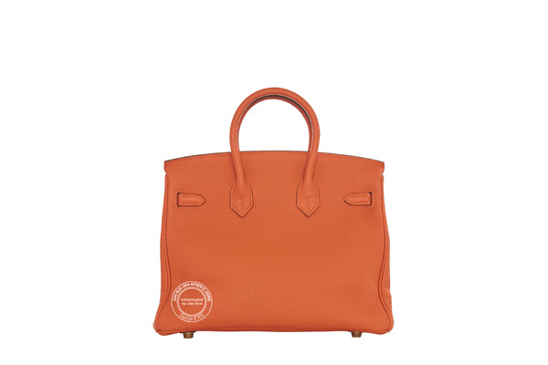 Hermès Birkin 25cm Orange Togo GHW - Preloved