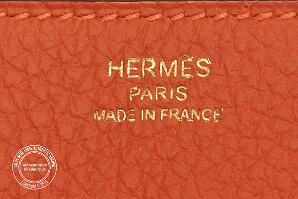 Hermès Birkin 25cm Orange Togo GHW - Preloved