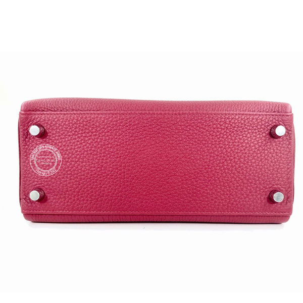 Hermes Kelly 25cm Rouge Grenat Togo PHW