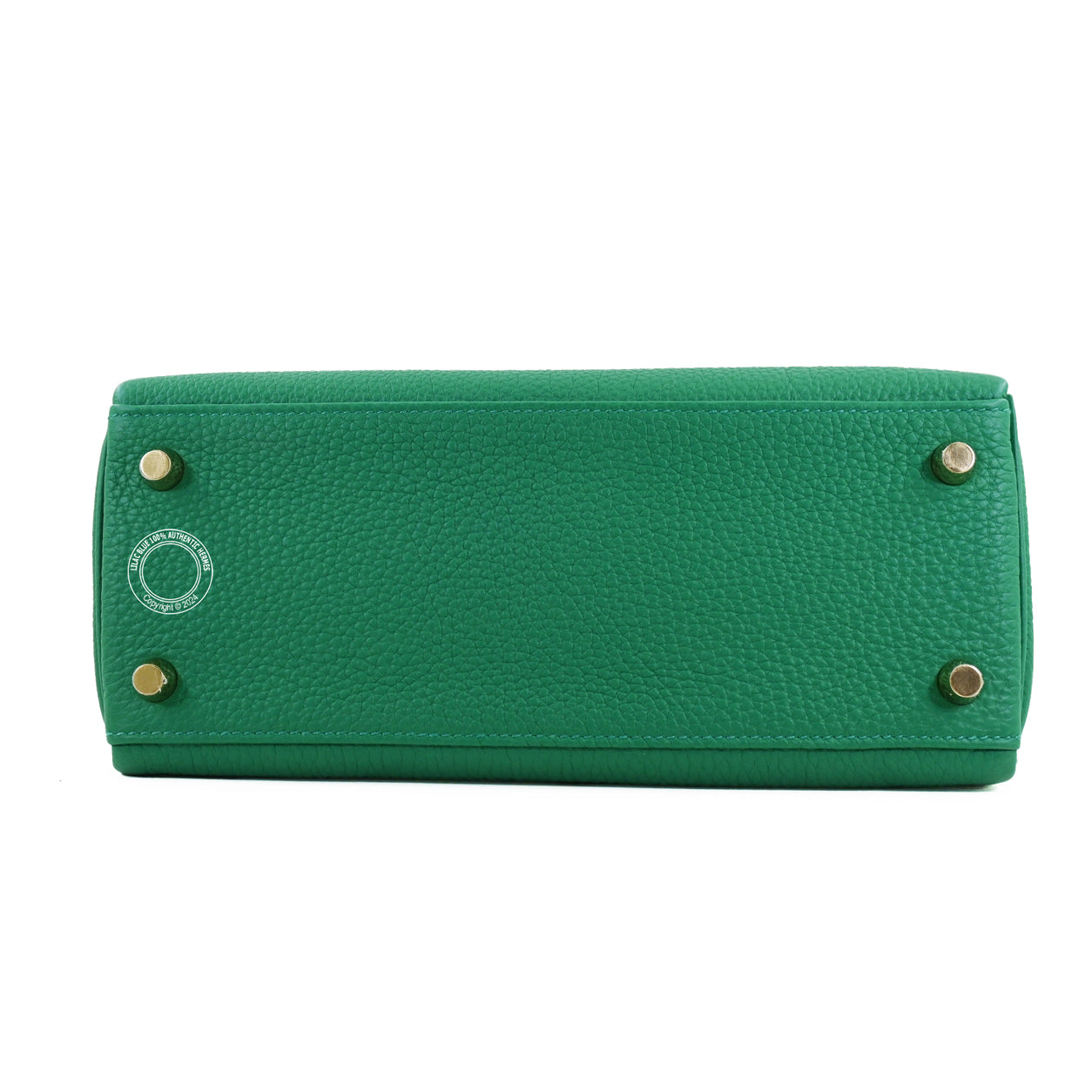 Hermès Kelly 25cm Vert Vertigo Togo GHW