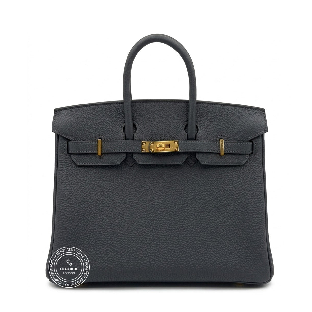 Hermès Birkin 25cm Gris Misty Togo GHW