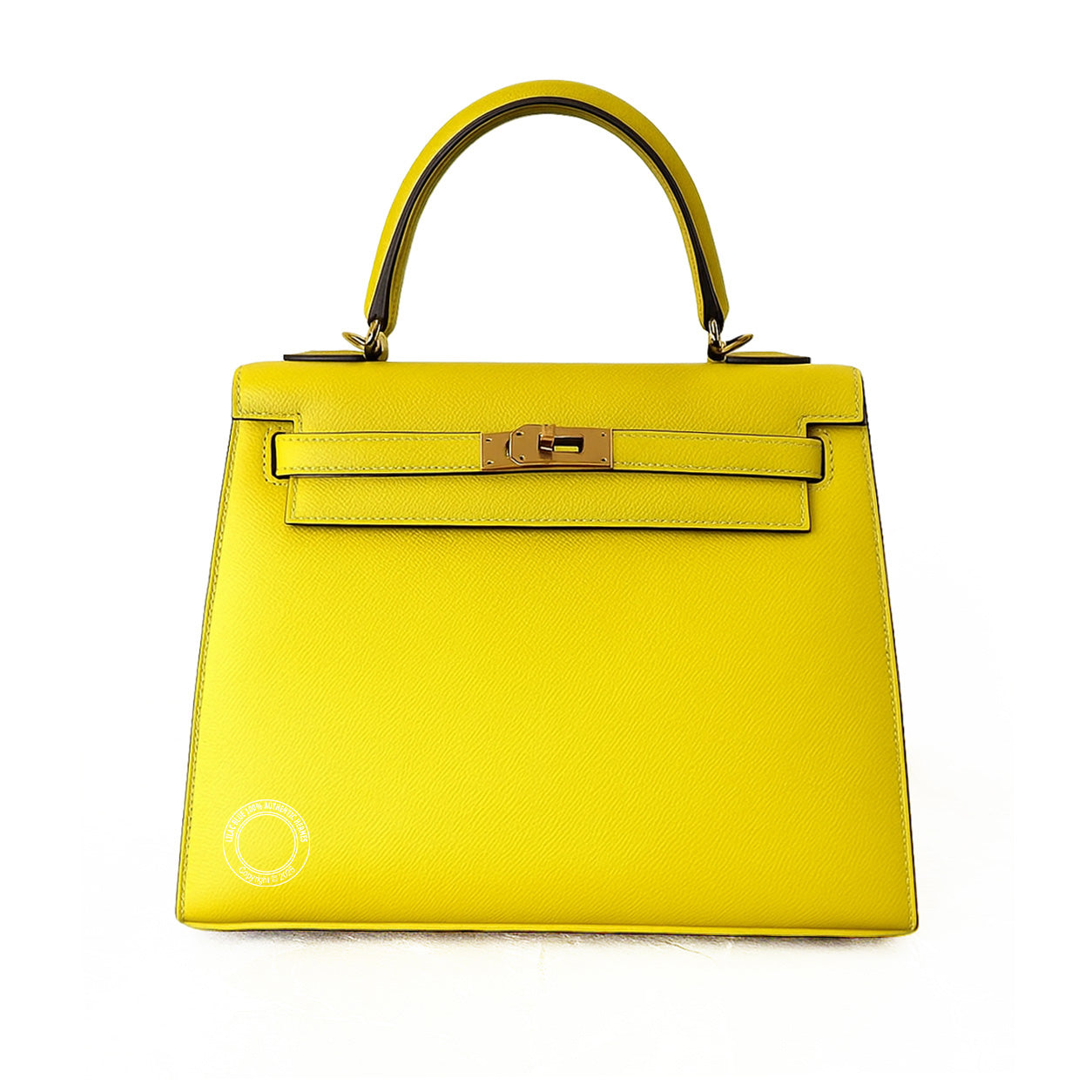 Hermès Kelly 25cm Lime Epsom GHW