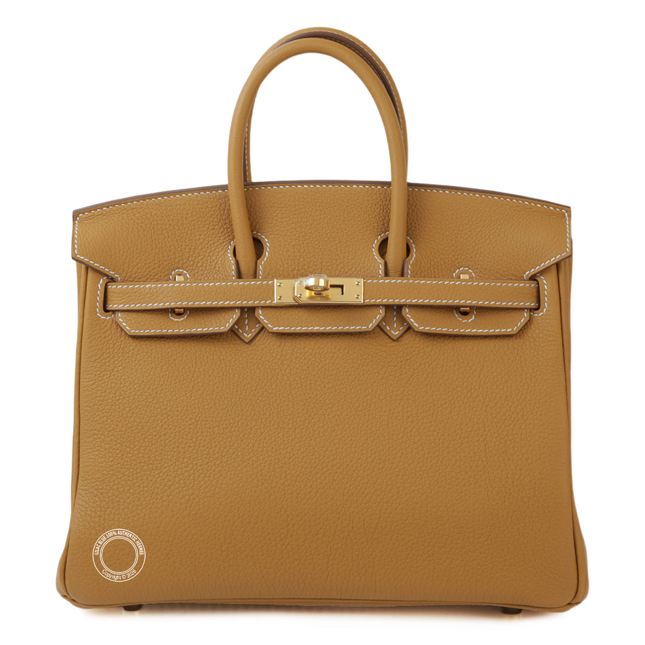 Hermès Birkin 25cm Natural Sable Togo GHW